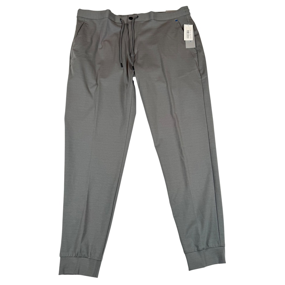 Perry Ellis Motion Pants Mens XXL Smoked Pearl Grey Slim Fit Jogger 4GSB2304PS